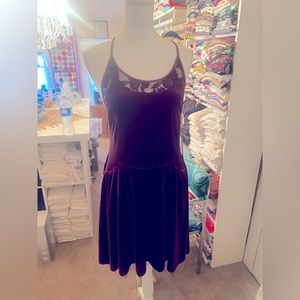 Free People velvet & lace dress